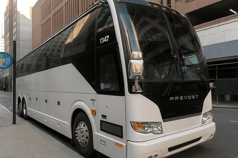 a Franklin Coach Bus Service coach bus