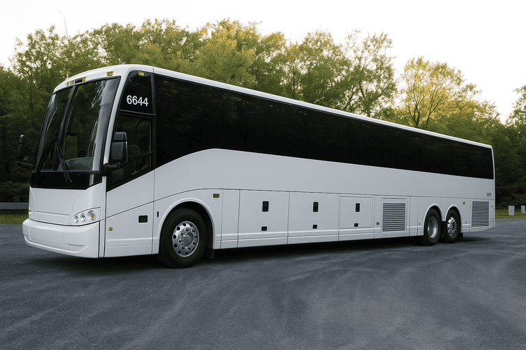 exterior of Franklin Coach Bus Service coach bus