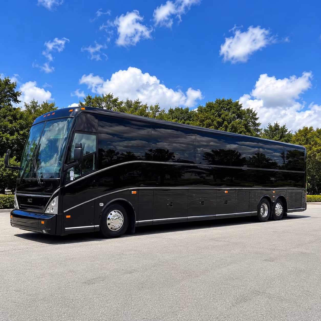 charter bus rentals for franklin area federal agency shuttle service