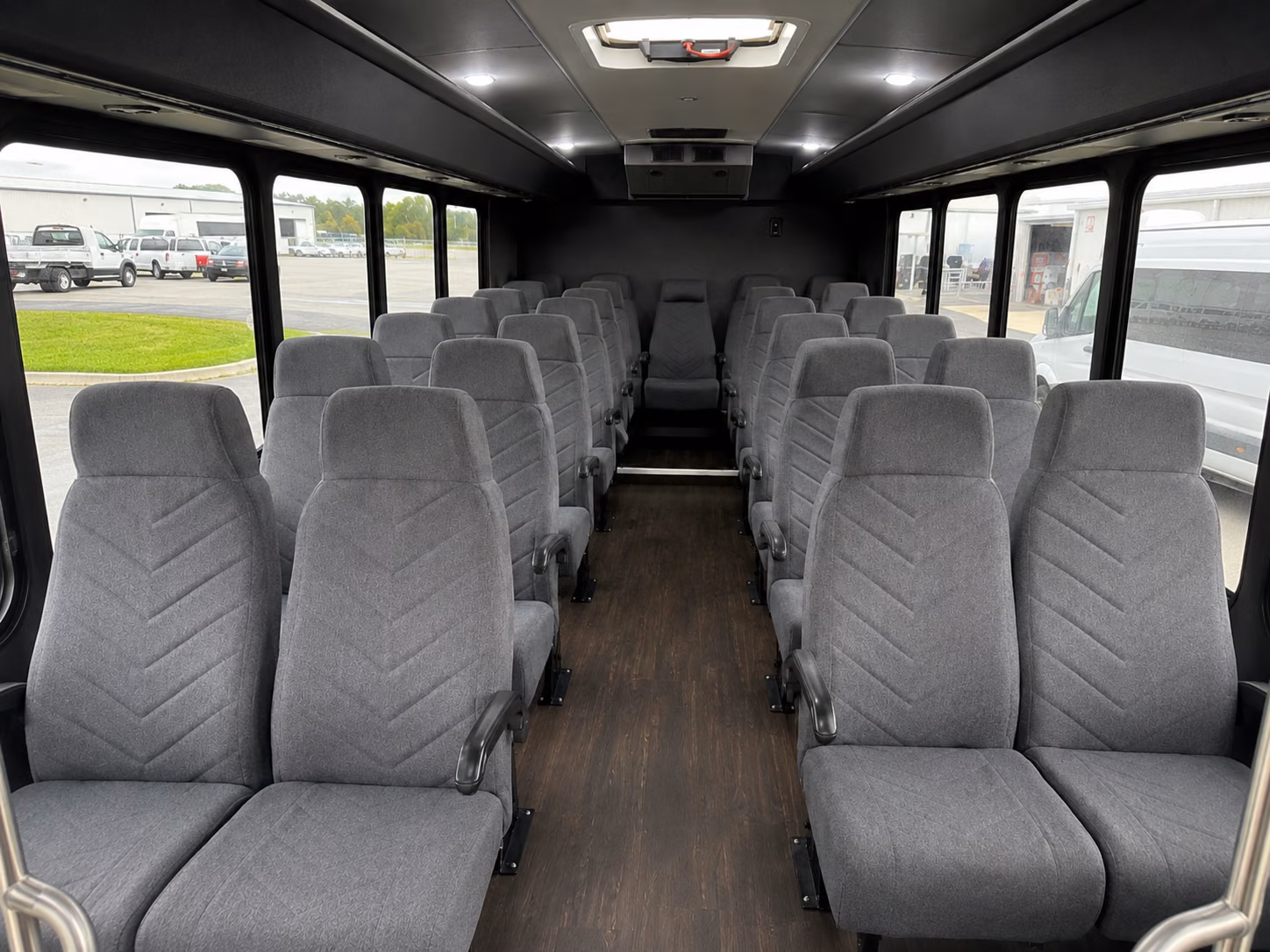 franklin 15 passenger minibus inside