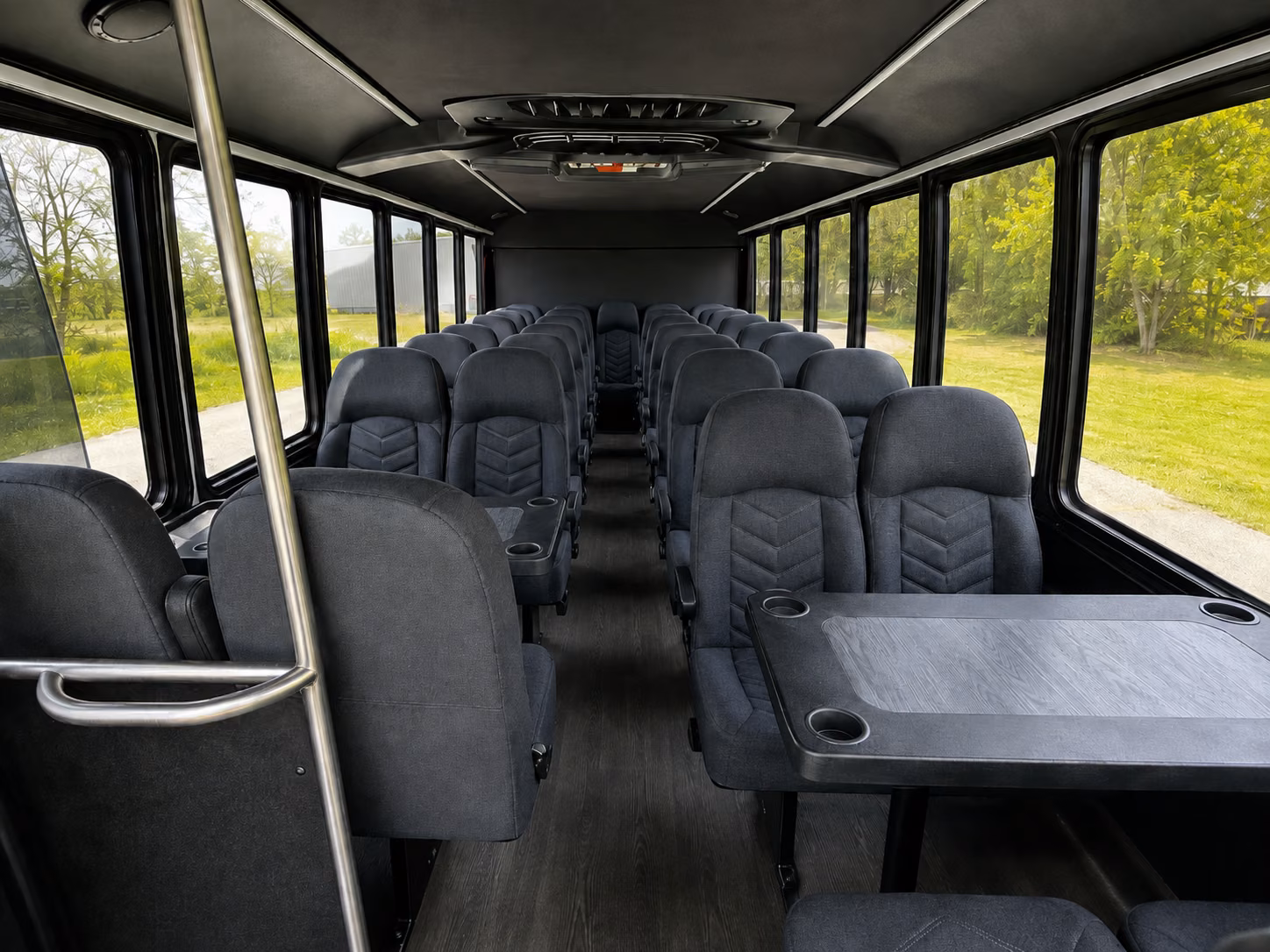 franklin 15 passenger minibus interior