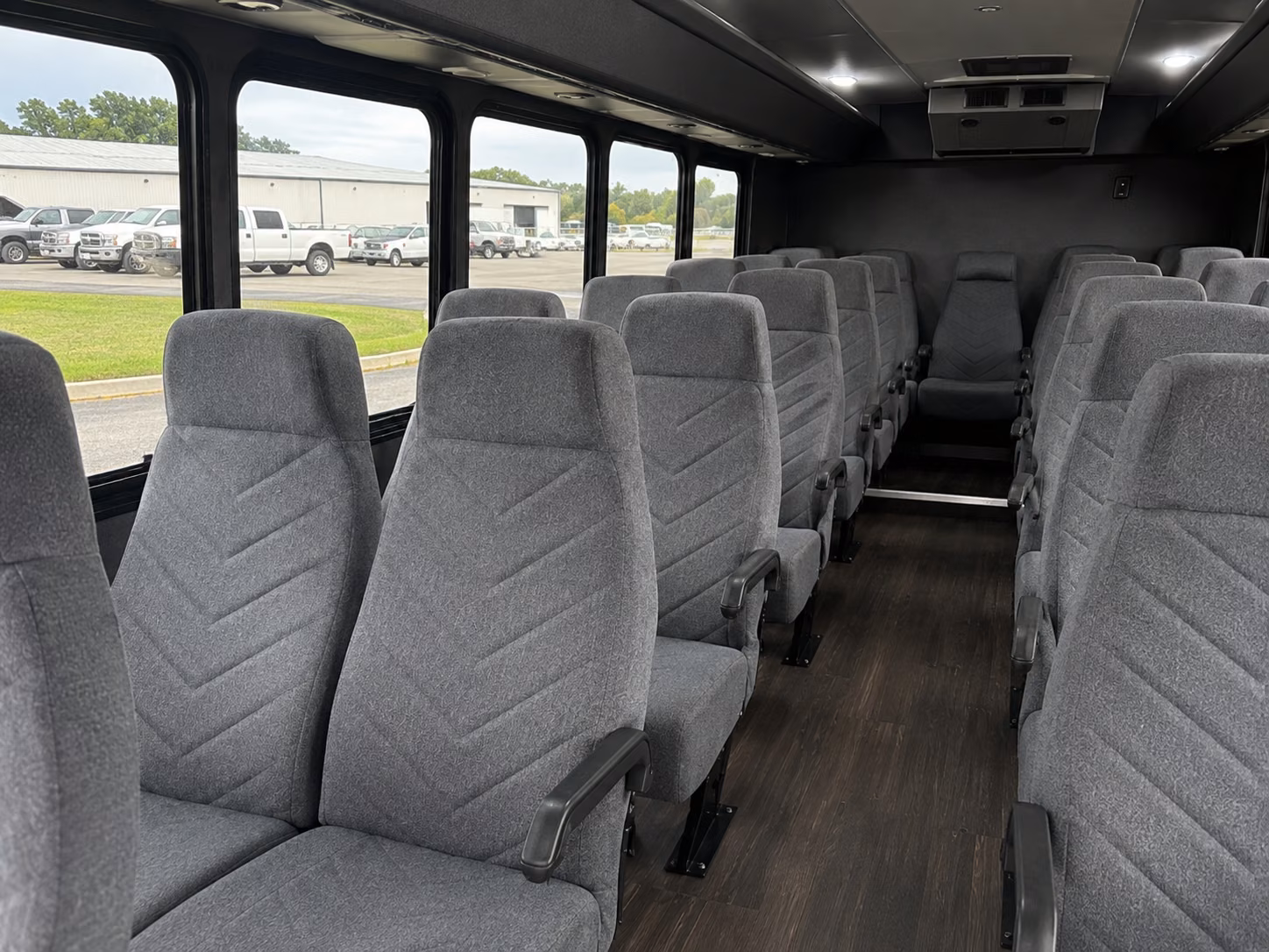 franklin 18 passenger minibus interior