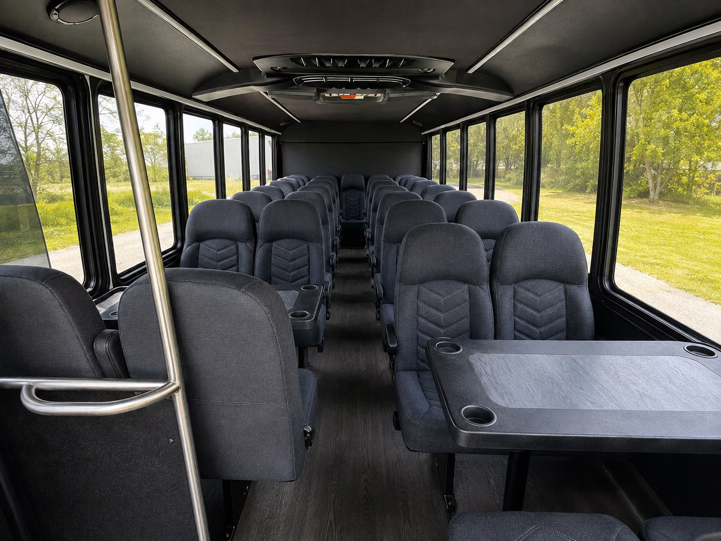 franklin 20 passenger minibus interior