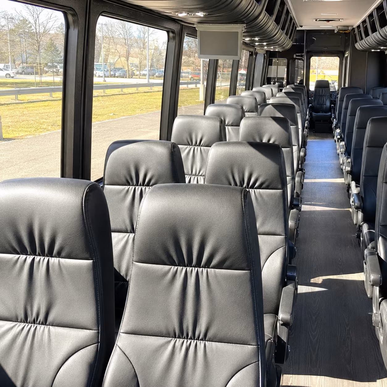 franklin 30 passenger minibus interior