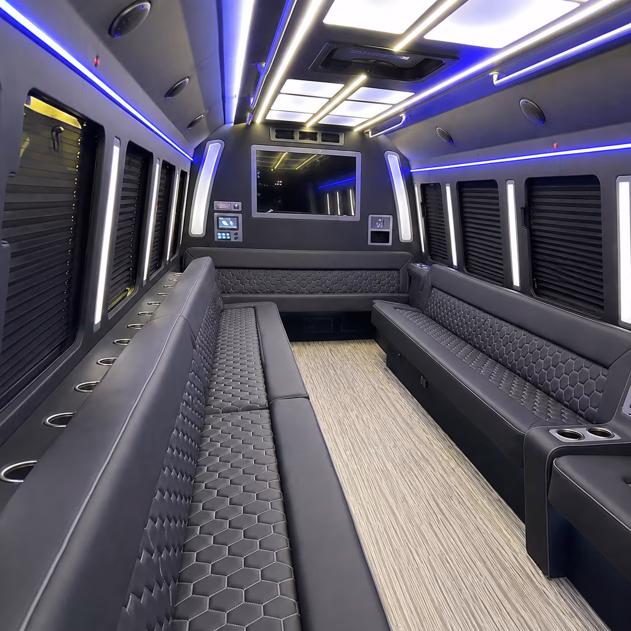 franklin party bus inside