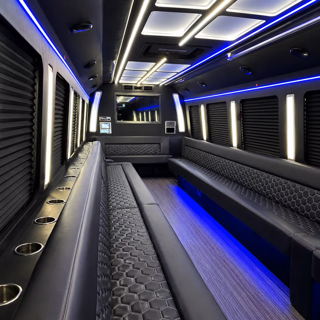 franklin party bus interior