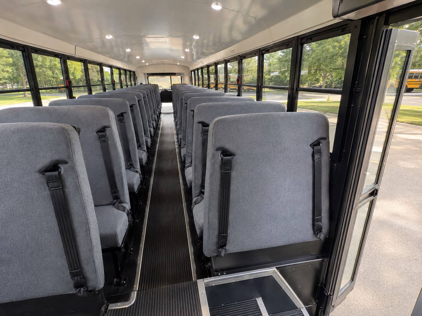 franklin school bus inside