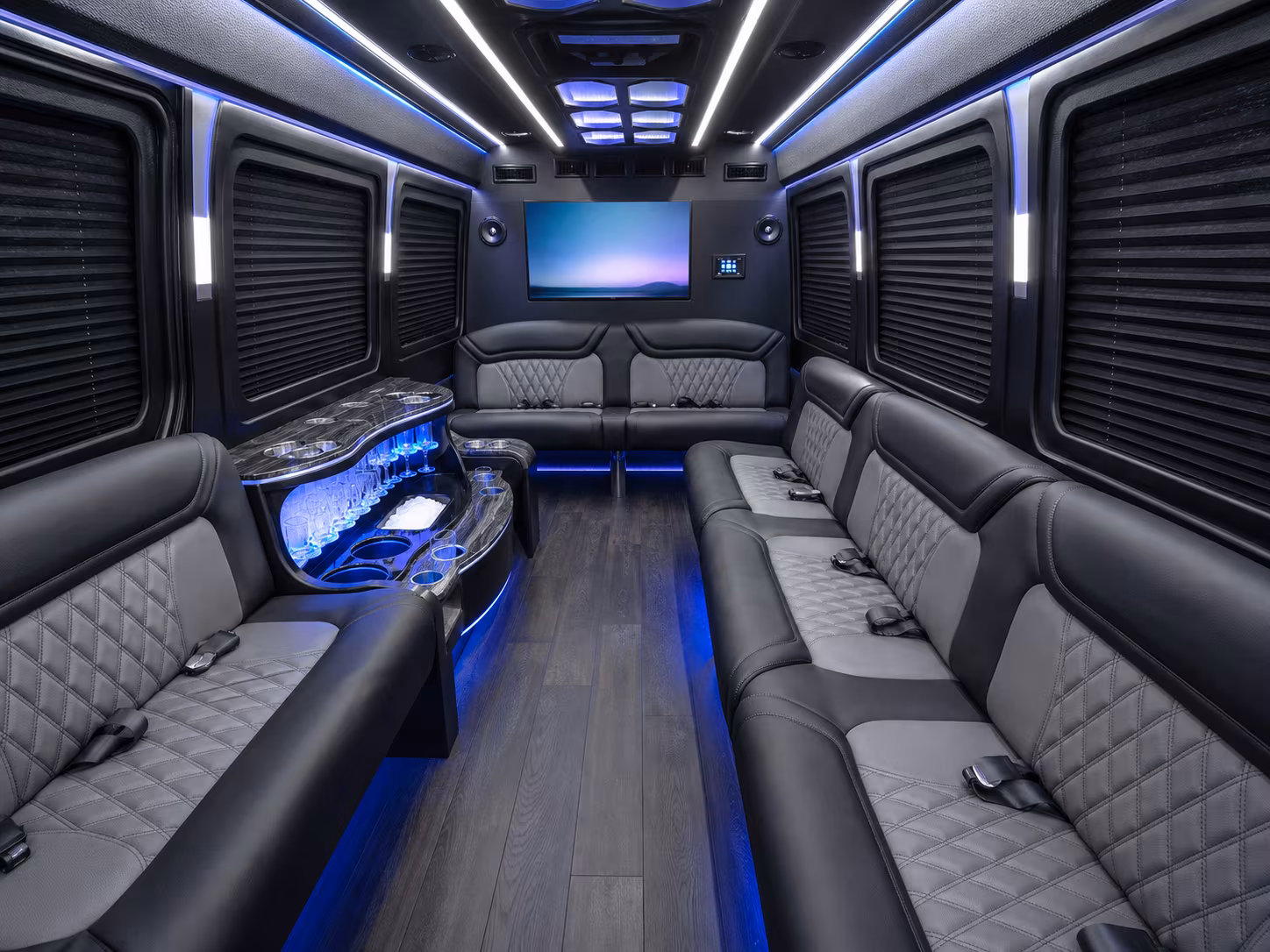 franklin sprinter limousine inside