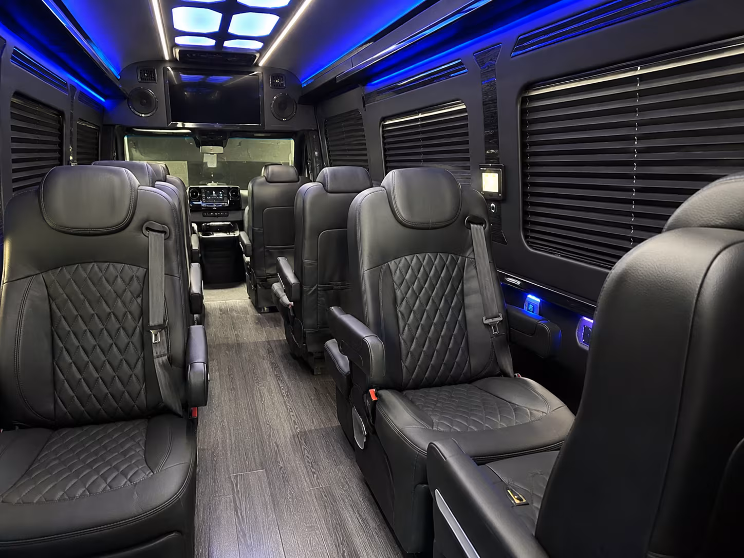 franklin sprinter van with driver inside