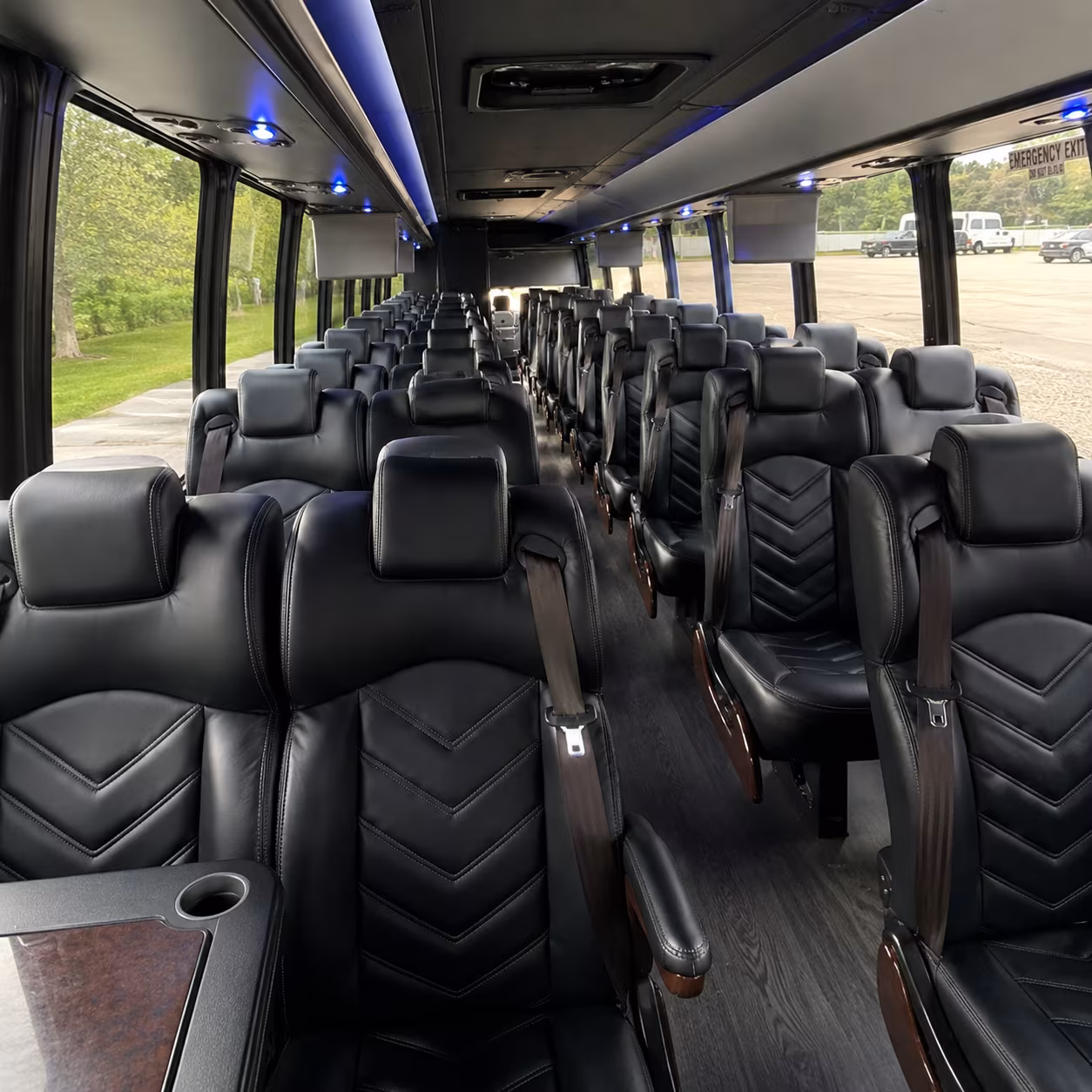 franklin wedding transportation onboard seating