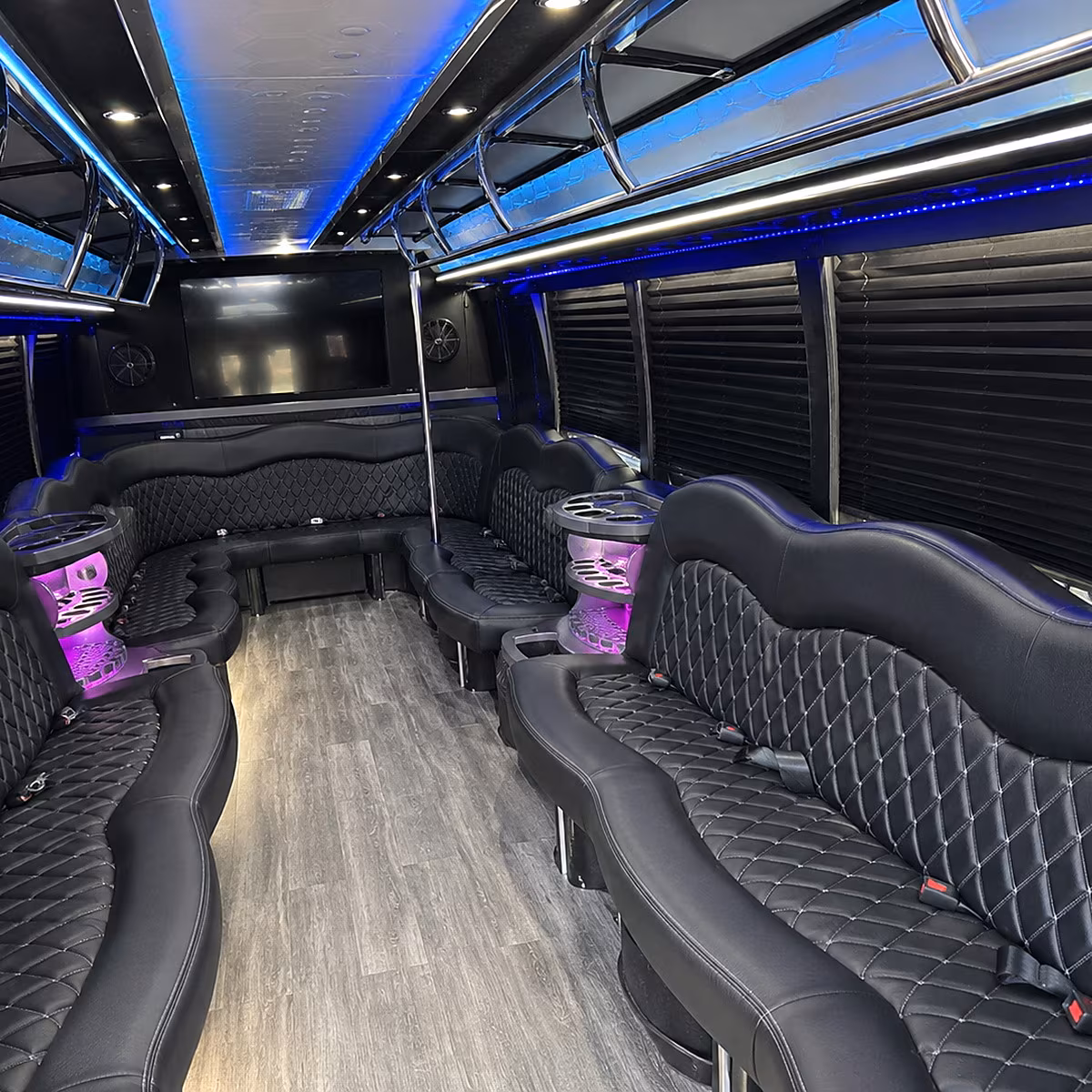 party bus transportation for franklin area proms and