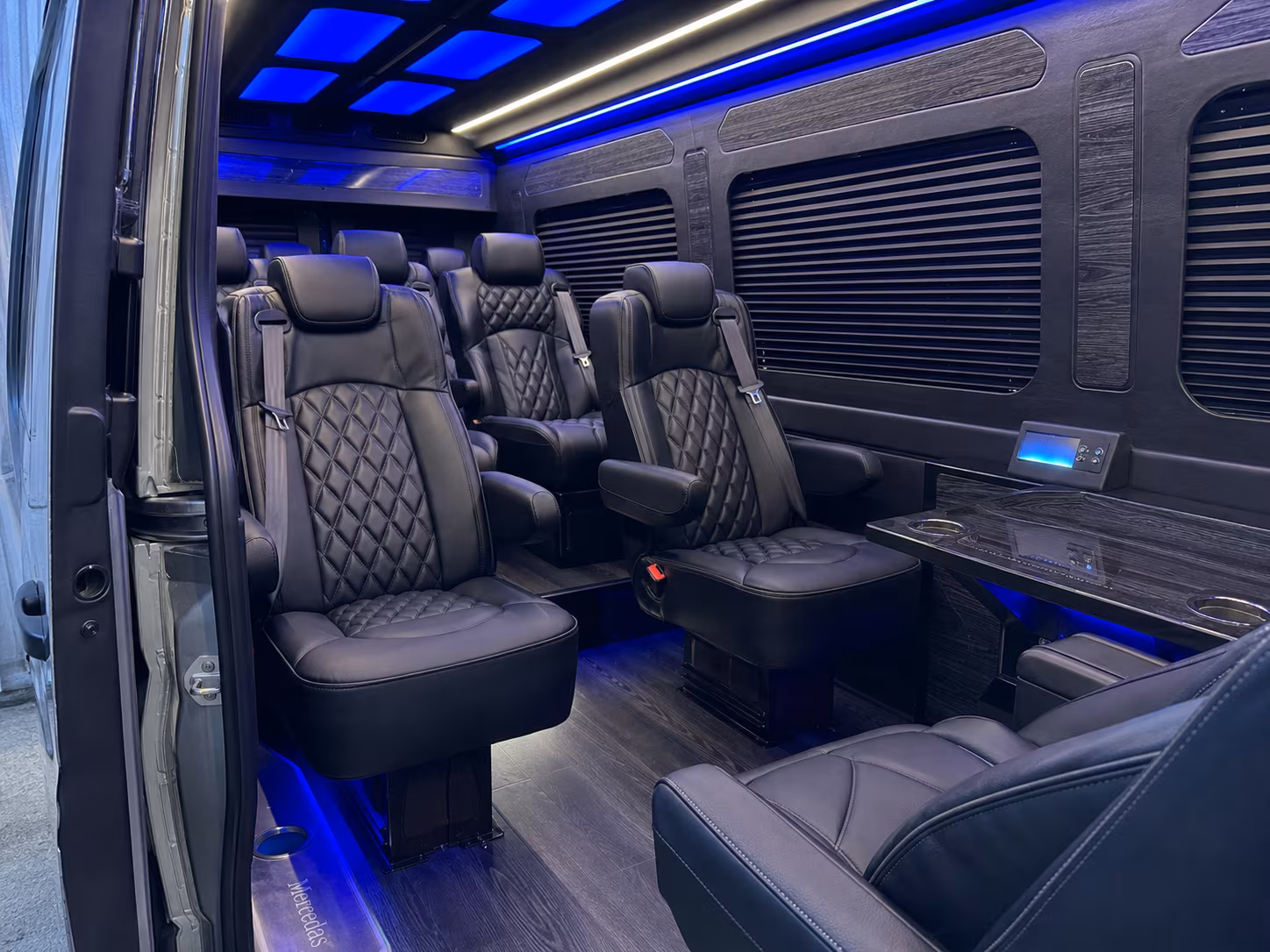 sprinter van transportation for groups and events across franklin