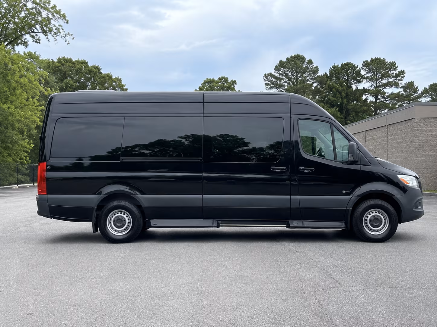 sprinter vans and party buses for distillery tours near franklin